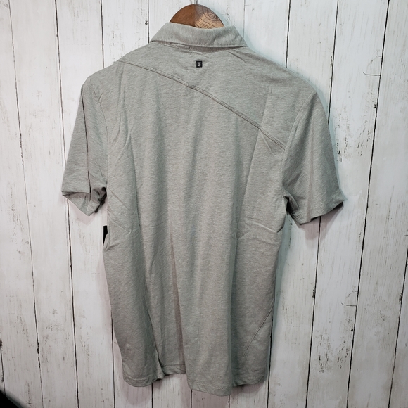 New! Volcom Men's Gray Banger Polo Size Small. - Picture 3 of 6